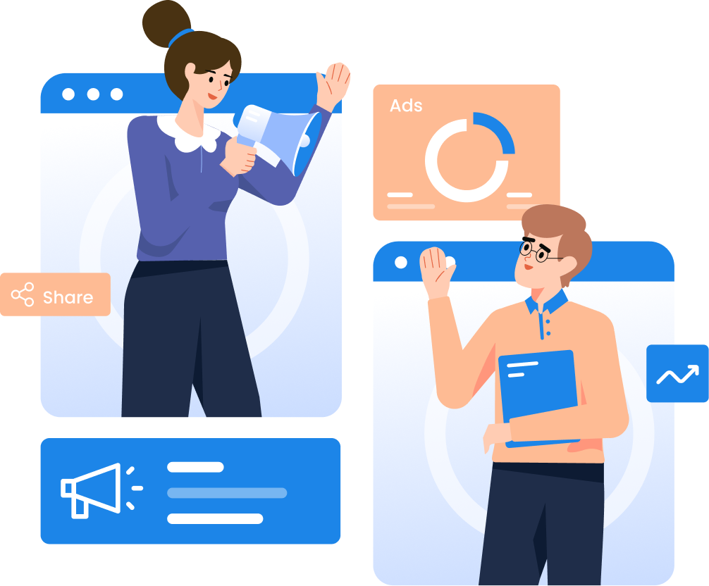 marketing campaigns illustration